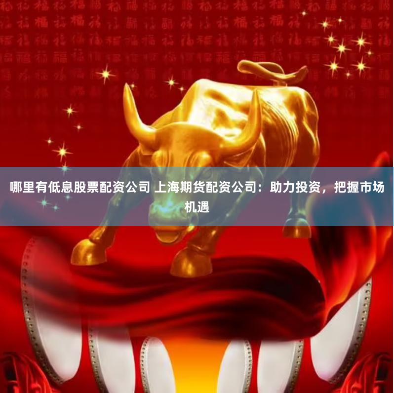 哪里有低息股票配资公司 上海期货配资公司：助力投资，把握市场机遇